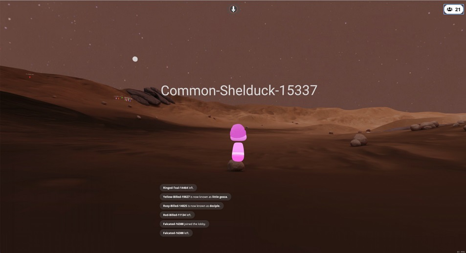 VRroomies Exploring Mars