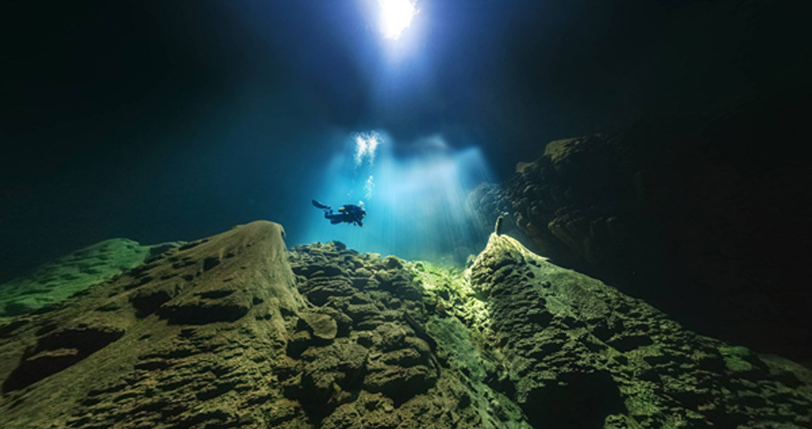 Anhumas Freshwater Cave Abyss in Brazil