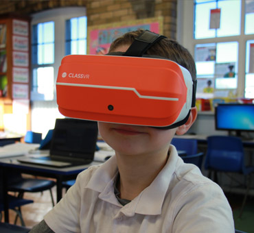 Penybont Primary School Using ClassVR Virtual Reality